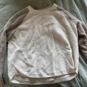Madewell tan knit sweater